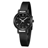 Simple Ladies Gold Watch Women Famous Brand Minimalist Steel Mesh Simple Geneva Watch Women Role Quartz Watch @F - one46.com.au