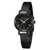 Simple Ladies Gold Watch Women Famous Brand Minimalist Steel Mesh Simple Geneva Watch Women Role Quartz Watch @F - one46.com.au