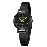 Simple Ladies Gold Watch Women Famous Brand Minimalist Steel Mesh Simple Geneva Watch Women Role Quartz Watch @F - one46.com.au