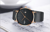 NIBOSI Simple Mens Watches Top Brand Luxury Clock Quartz Watch Men Slim Mesh Steel Waterproof Sport Watch Relogio Masculino Saat - one46.com.au