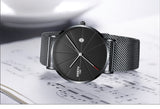 NIBOSI Simple Mens Watches Top Brand Luxury Clock Quartz Watch Men Slim Mesh Steel Waterproof Sport Watch Relogio Masculino Saat - one46.com.au