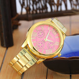 2019 New Brand 3 Eyes Gold Geneva Casual Quartz Watch Women Stainless Steel Dress Watches Relogio Feminino Ladies Clock Hot Sale - one46.com.au