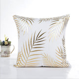 MIHE Merry Christmas Cushion Cover Gold Linen Cotton Soft Cute Throw Pillow Cover Decorative Sofa Pillow Case Pillowcase BZT18 - one46.com.au