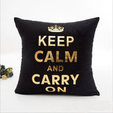 MIHE Merry Christmas Cushion Cover Gold Linen Cotton Soft Cute Throw Pillow Cover Decorative Sofa Pillow Case Pillowcase BZT18 - one46.com.au