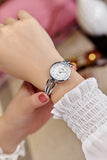 New Fashion Rhinestone Watches Women Luxury Brand Stainless Steel Bracelet watches Ladies Quartz Dress Watches reloj mujer Clock - one46.com.au