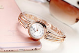 New Fashion Rhinestone Watches Women Luxury Brand Stainless Steel Bracelet watches Ladies Quartz Dress Watches reloj mujer Clock - one46.com.au