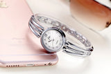 New Fashion Rhinestone Watches Women Luxury Brand Stainless Steel Bracelet watches Ladies Quartz Dress Watches reloj mujer Clock - one46.com.au