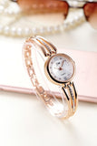 New Fashion Rhinestone Watches Women Luxury Brand Stainless Steel Bracelet watches Ladies Quartz Dress Watches reloj mujer Clock - one46.com.au