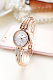 New Fashion Rhinestone Watches Women Luxury Brand Stainless Steel Bracelet watches Ladies Quartz Dress Watches reloj mujer Clock - one46.com.au