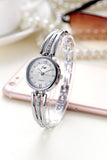 New Fashion Rhinestone Watches Women Luxury Brand Stainless Steel Bracelet watches Ladies Quartz Dress Watches reloj mujer Clock - one46.com.au