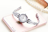 New Fashion Rhinestone Watches Women Luxury Brand Stainless Steel Bracelet watches Ladies Quartz Dress Watches reloj mujer Clock - one46.com.au