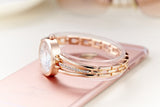 New Fashion Rhinestone Watches Women Luxury Brand Stainless Steel Bracelet watches Ladies Quartz Dress Watches reloj mujer Clock - one46.com.au