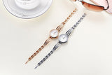 New Fashion Rhinestone Watches Women Luxury Brand Stainless Steel Bracelet watches Ladies Quartz Dress Watches reloj mujer Clock - one46.com.au
