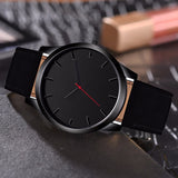 Best Selling Men Leather Military Watch Luxury High Quality Male Sport Watch Quartz Analog Clock Watches Relogio Masculino - one46.com.au