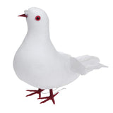 Doves Artificial Foam Feather White Pigeon Bird Craft Birds DIY Home Party Decorations Wedding Ornament - one46.com.au