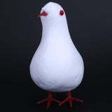 Doves Artificial Foam Feather White Pigeon Bird Craft Birds DIY Home Party Decorations Wedding Ornament - one46.com.au