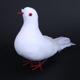 Doves Artificial Foam Feather White Pigeon Bird Craft Birds DIY Home Party Decorations Wedding Ornament - one46.com.au