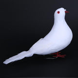Doves Artificial Foam Feather White Pigeon Bird Craft Birds DIY Home Party Decorations Wedding Ornament - one46.com.au