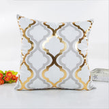 MIHE Merry Christmas Cushion Cover Gold Linen Cotton Soft Cute Throw Pillow Cover Decorative Sofa Pillow Case Pillowcase BZT18 - one46.com.au