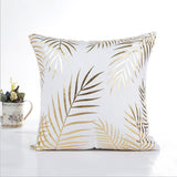 MIHE Merry Christmas Cushion Cover Gold Linen Cotton Soft Cute Throw Pillow Cover Decorative Sofa Pillow Case Pillowcase BZT18 - one46.com.au