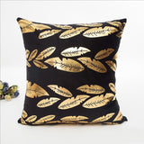 MIHE Merry Christmas Cushion Cover Gold Linen Cotton Soft Cute Throw Pillow Cover Decorative Sofa Pillow Case Pillowcase BZT18 - one46.com.au