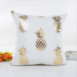 MIHE Merry Christmas Cushion Cover Gold Linen Cotton Soft Cute Throw Pillow Cover Decorative Sofa Pillow Case Pillowcase BZT18 - one46.com.au