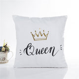 MIHE Merry Christmas Cushion Cover Gold Linen Cotton Soft Cute Throw Pillow Cover Decorative Sofa Pillow Case Pillowcase BZT18 - one46.com.au