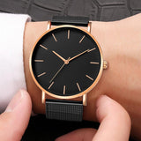 2019 New Arrival Women Watch Mesh Band Stainless Steel Analog Quartz Wristwatch Minimalist Lady Business Luxury Silver Watches - one46.com.au