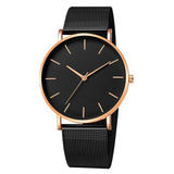 2019 New Arrival Women Watch Mesh Band Stainless Steel Analog Quartz Wristwatch Minimalist Lady Business Luxury Silver Watches - one46.com.au