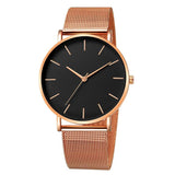 2019 New Arrival Women Watch Mesh Band Stainless Steel Analog Quartz Wristwatch Minimalist Lady Business Luxury Silver Watches - one46.com.au