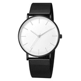 2019 New Arrival Women Watch Mesh Band Stainless Steel Analog Quartz Wristwatch Minimalist Lady Business Luxury Silver Watches - one46.com.au