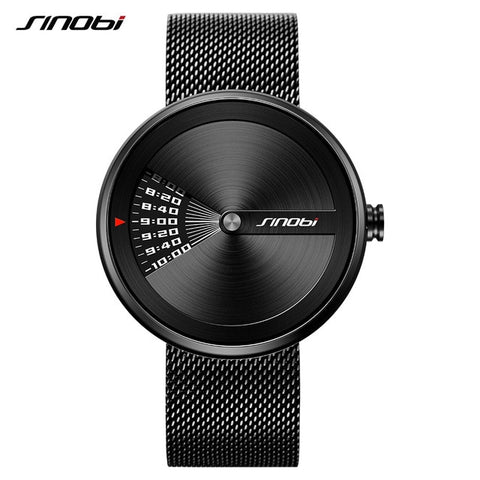 SINOBI Top Brand Luxury Turntable Men's Wrist Watches Creative Men's Watch Men Watch Clock erkek kol saati relogio maculino - one46.com.au