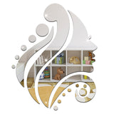 Beauty Girl 3D Mirror Wall Stickers Home Bedroom Decorative Wall Sticker for Kids Room DIY Wall Art Poster - one46.com.au
