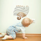 Beauty Girl 3D Mirror Wall Stickers Home Bedroom Decorative Wall Sticker for Kids Room DIY Wall Art Poster - one46.com.au