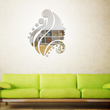 Beauty Girl 3D Mirror Wall Stickers Home Bedroom Decorative Wall Sticker for Kids Room DIY Wall Art Poster - one46.com.au