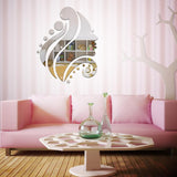 Beauty Girl 3D Mirror Wall Stickers Home Bedroom Decorative Wall Sticker for Kids Room DIY Wall Art Poster - one46.com.au