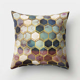 Decorative Cushions Cover Pillow Case Geometric Printed Polyester Throw Pillow Decor for Home Decoration Sofa Pillowcase 40507 - one46.com.au