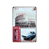 [ Mike86 ] London New York Paris CUBA Tin Sign Custom Travel Poster Personality Classic Iron Painting Decor Art LT-1703 - one46.com.au