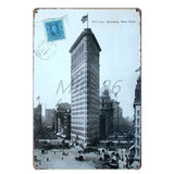 [ Mike86 ] London New York Paris CUBA Tin Sign Custom Travel Poster Personality Classic Iron Painting Decor Art LT-1703 - one46.com.au