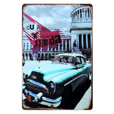 [ Mike86 ] London New York Paris CUBA Tin Sign Custom Travel Poster Personality Classic Iron Painting Decor Art LT-1703 - one46.com.au