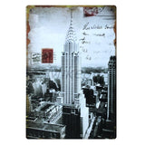 [ Mike86 ] London New York Paris CUBA Tin Sign Custom Travel Poster Personality Classic Iron Painting Decor Art LT-1703 - one46.com.au