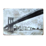[ Mike86 ] London New York Paris CUBA Tin Sign Custom Travel Poster Personality Classic Iron Painting Decor Art LT-1703 - one46.com.au