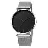 2019 New Arrival Women Watch Mesh Band Stainless Steel Analog Quartz Wristwatch Minimalist Lady Business Luxury Silver Watches - one46.com.au