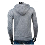 TANGNEST Autumn Men Hoodie 2019 New Classic Zipper Hooded Men's Casual Sweatershirt Spot Colors Asian Size 2XL MWW1485 - one46.com.au