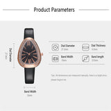 Watches Women Red Leather Strap Ladies Sport Watch Snake Rhinestone Creative Dial Triangle Fashion Luxury Dress Quartz Watch - one46.com.au