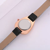 Watches Women Red Leather Strap Ladies Sport Watch Snake Rhinestone Creative Dial Triangle Fashion Luxury Dress Quartz Watch - one46.com.au