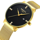 NIBOSI Gold Watch Men Fashion Sport Quartz Diamond Simple Clock Top Brand Luxury Waterproof Mens Watches Reloj Relogio Masculino - one46.com.au