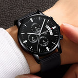 NIBOSI Men Watch Chronograph Sport Mens Watches Top Brand Luxury Waterproof Full Steel Quartz Gold Clock Men Relogio Masculino - one46.com.au