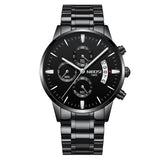 NIBOSI Men Watch Chronograph Sport Mens Watches Top Brand Luxury Waterproof Full Steel Quartz Gold Clock Men Relogio Masculino - one46.com.au