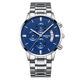 NIBOSI Men Watch Chronograph Sport Mens Watches Top Brand Luxury Waterproof Full Steel Quartz Gold Clock Men Relogio Masculino - one46.com.au